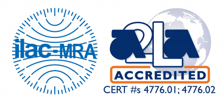 ILAC MRA-A2LA Accredited Symbol.4776.01;4776.02